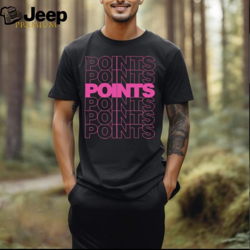 Points Points Points Pink t shirt