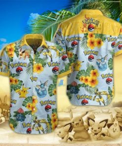 Pokemon Hawaiian Shirt For Summer Holiday