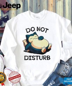 Pokemon Snorlax do not disturb funny shirt