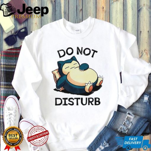 Pokemon Snorlax do not disturb funny shirt