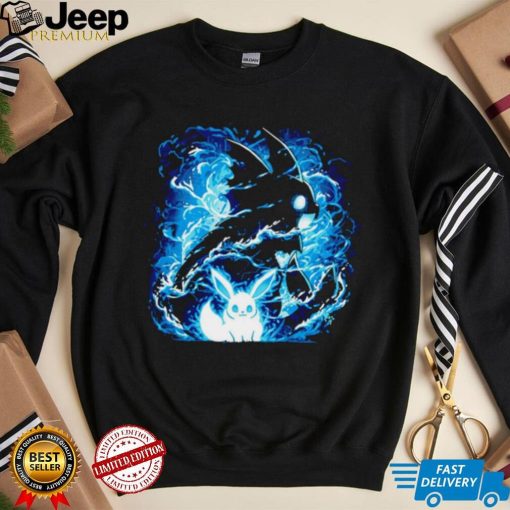 Pokemon Vaporeon fox water evolution shirt