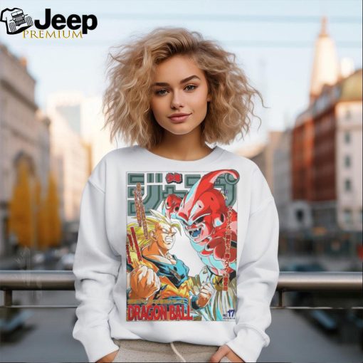 Polera Shonen Jump Dragon Ball Goku Vs Majin Boo Tee shirt