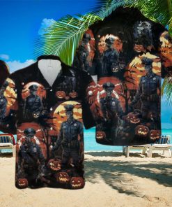 Police Halloween Hawaiian Shirt