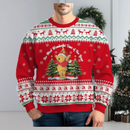 Pooh Bear Ugly Christmas Sweater