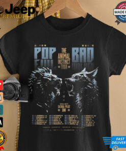 Pop Evil And Bad Wolves Tour 2024 Shirt