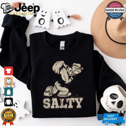 Popeye Salty Navy Heather T Shirt