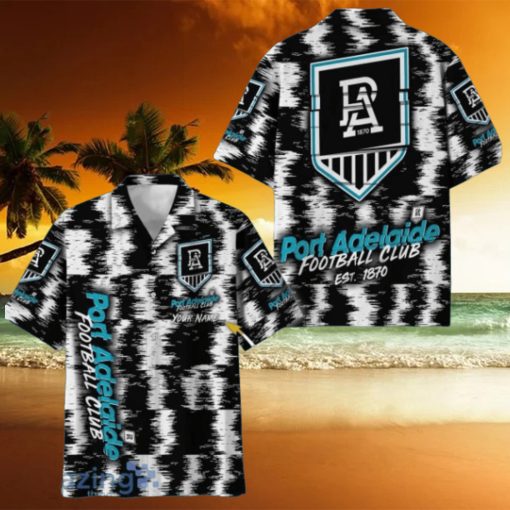 Port Adelaide Power AFL Hawaiian Shirt Special Design Custom Name