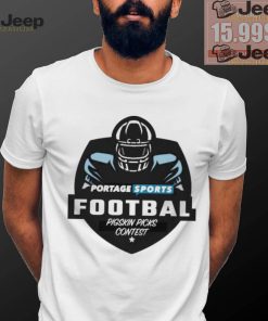 Portage Sports Football Pigskin Picks Contest T shirt