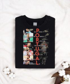 Portugal Legends Football Players Teams Signatures shirt