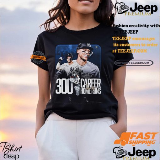 Poster 300 Career Home Runs Aaron Judge New York Yankees signature t shirt