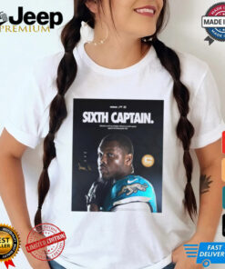 Poster NFL Sixth Captain Defensive end Travon Walker will serve as sixth captain against the Indianapolis Colts Signature 2024 t shirt