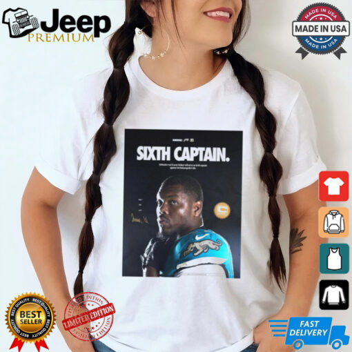 Poster NFL Sixth Captain Defensive end Travon Walker will serve as sixth captain against the Indianapolis Colts Signature 2024 t shirt