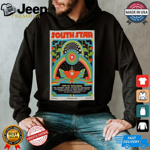 Poster South Star September 28 29 2024 John Hunt Park in Huntsville AL Tour t shirt