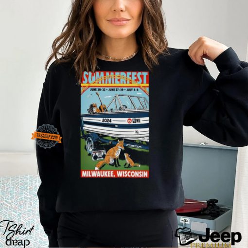 Poster SummerFest Jun 20 22 2024 Milwaukee WI T Shirt