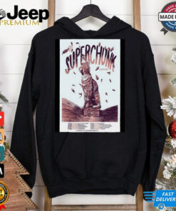 Poster Superchunk America October Tour 2024 t shirt