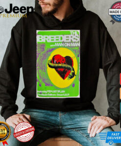 Poster The Breeders September 26 2024 Mission Ballroom Denver, CO Tour t shirt