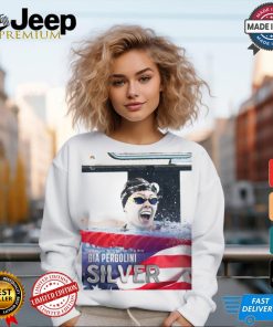 Poster Women’s 400M Freestyle S13 Gia Pergolini Silver Medal Paris Paralympics 2024 t shirt