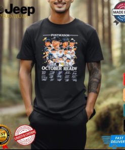 Postseason Kansas City Royals Team October Ready 2024 Signatures Shirt