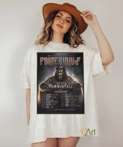 Powerwolf wolfsnachte 2024 with very special guest hammer fall home decor poster shirt