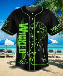 wicked defying gravity custom baseball jersey