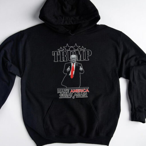 President Donald Trump 2024 MAKE AMERICA GREAT AGAIN THUMBS UP Shirt