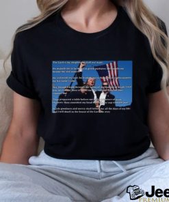 President Trump Assassination Attempt Fight Lords Prayer T shirt