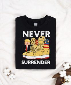 President Trump Sneakers Never Surrender Shirt