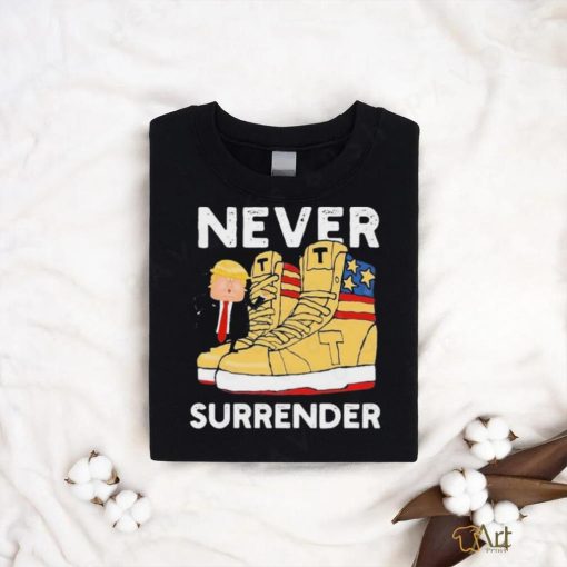 President Trump Sneakers Never Surrender Shirt