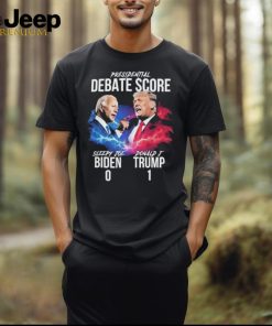 Presidential Debate Score Trump 1 0 Biden Shirt