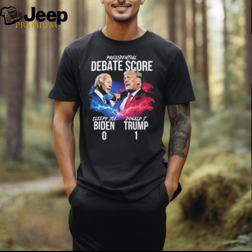 Presidential Debate Score Trump 1 0 Biden Shirt