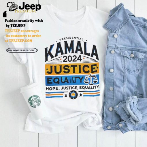 Presidential Kamala 2024 hope justice equality shirt