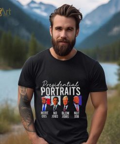 Presidential Portraits Trump Obama Bush 2024 T Shirt