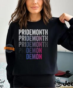 Pride Demon Bisexual Bi Pride Month Lgbtq Gay Lesbian Queer T Shirt