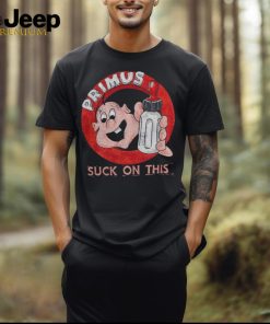 Primus Merch Suck On This Shirt