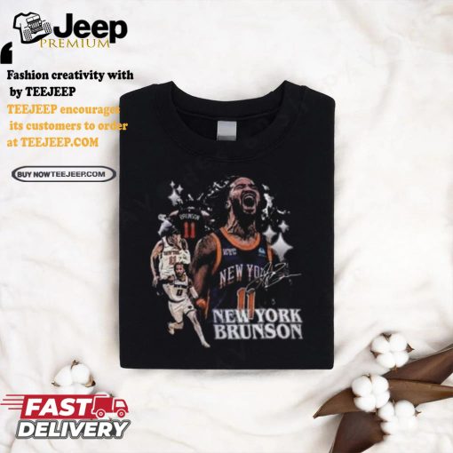 PrintNest Jalen Brunson 2024 Signature T Shirt