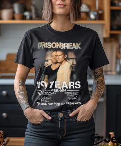 Prison Break 19 Years Of 2005 2024 Thank You For The Memories Signatures shirt