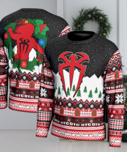 ProSphere Black Roman Reigns Holiday Sweater