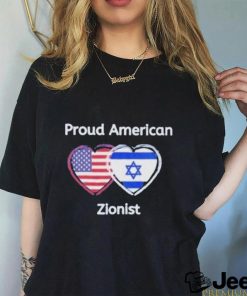 Proud American zionist T shirt