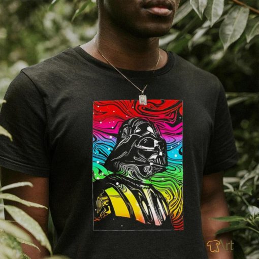 Psychedelic side of the force Darth Vader Star Wars shirt