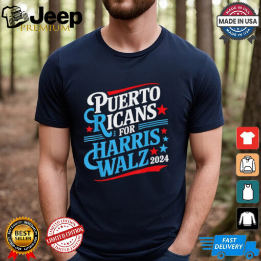 Puerto Ricans For Harris Walz 2024 T Shirts