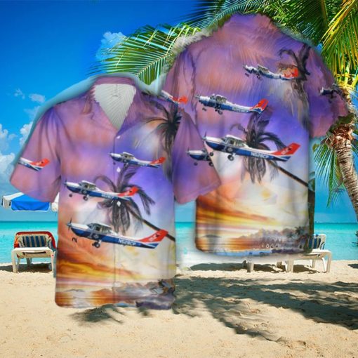 Puerto Rico Wing Civil Air Patrol Cessna 182T Sky LineN528CP Puerto RicoTJIGSIG Hawaiian Shirt Beach Shirt For Men Women