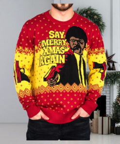 Pulp Fiction Merry Xmas Again Sweater