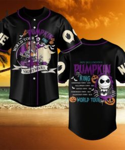 Pumpkin World Tour 2024 Custom Baseball Jersey