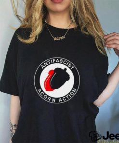 Punkwithacamera Anti Fascist Acorn Action Shirt