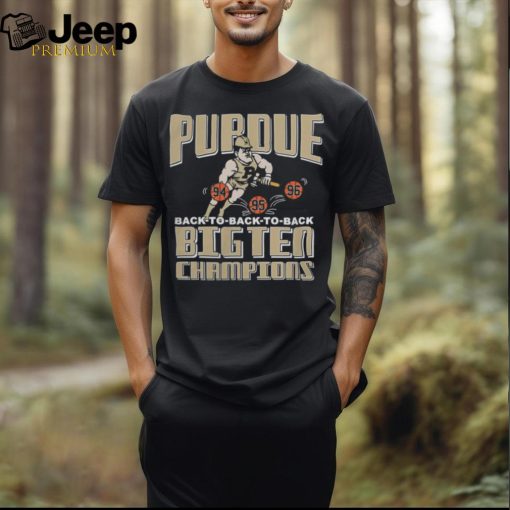 Purdue Big Ten Champs 3 Pete ’94 ’95 ’96 Back To Back To Back Shirt