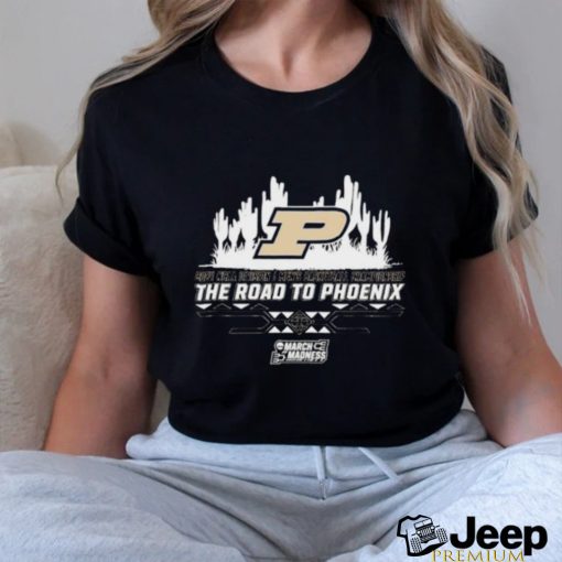 Purdue Boilermakers Basketball the road to phoenix march madness 2024 shirt