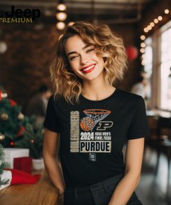 Purdue Boilermakers Black 2024 Final Four Net Short Sleeve T Shirt