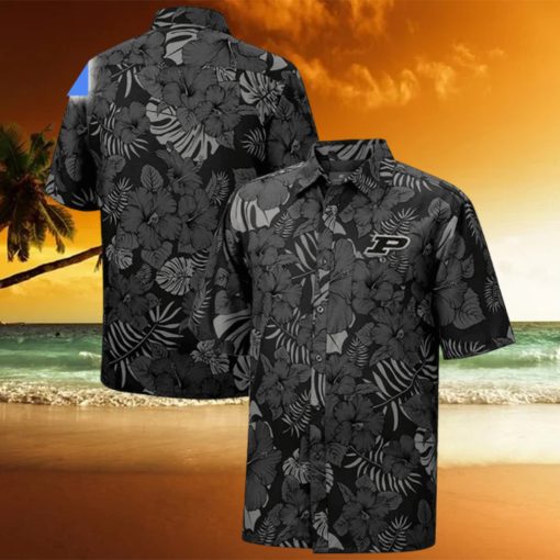 Purdue Boilermakers Colosseum Dude Camp Combo Hawaiian Shirt And Short