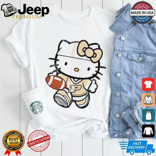 Purdue Boilermakers Cute Hello Kitty Football shirt