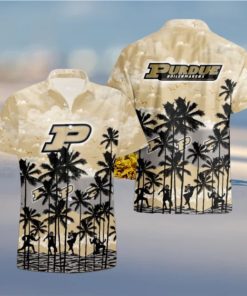 Purdue Boilermakers Palms Tree Hawaiian Shirt